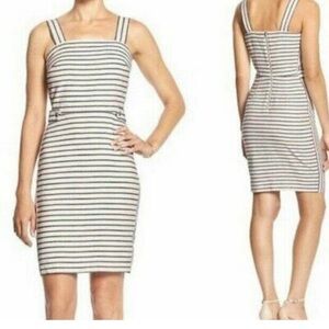 Banana Republic Navy and White Striped Mini Dress. New with tags!
